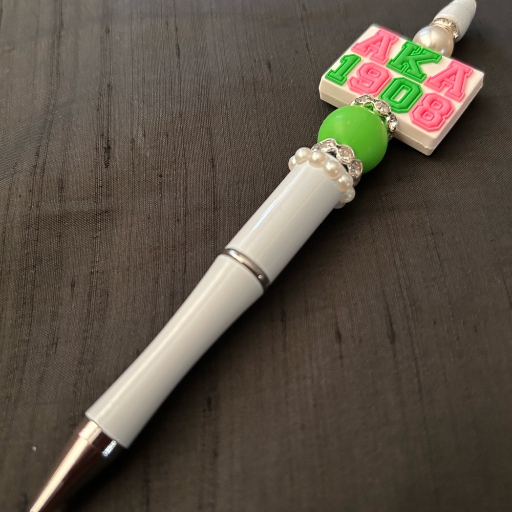 AKA 1908 White and Green Pen - Picture 2 of 6